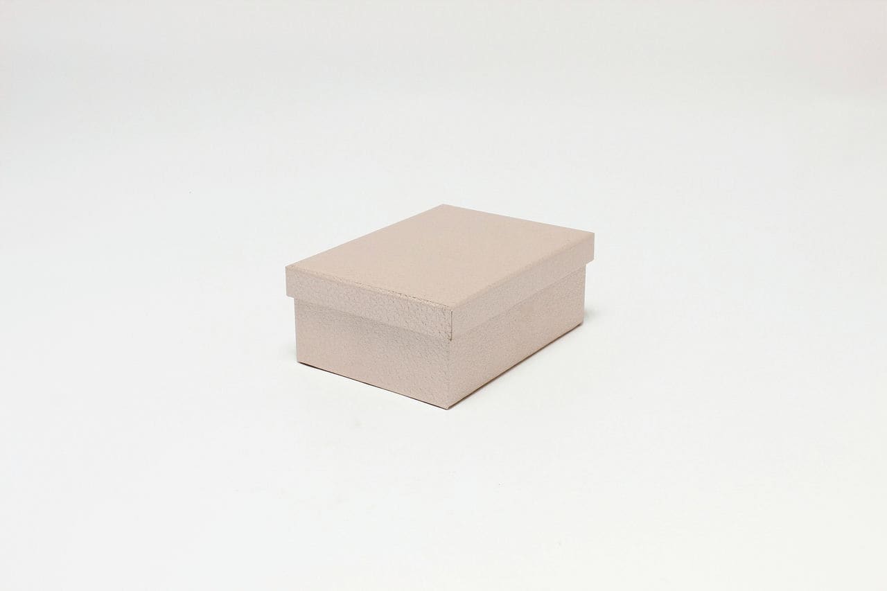 Коробка прямоугольник 22*16*8,5 см "Кожа крокодила" Розовый (Арт) 7210808/0029-10
