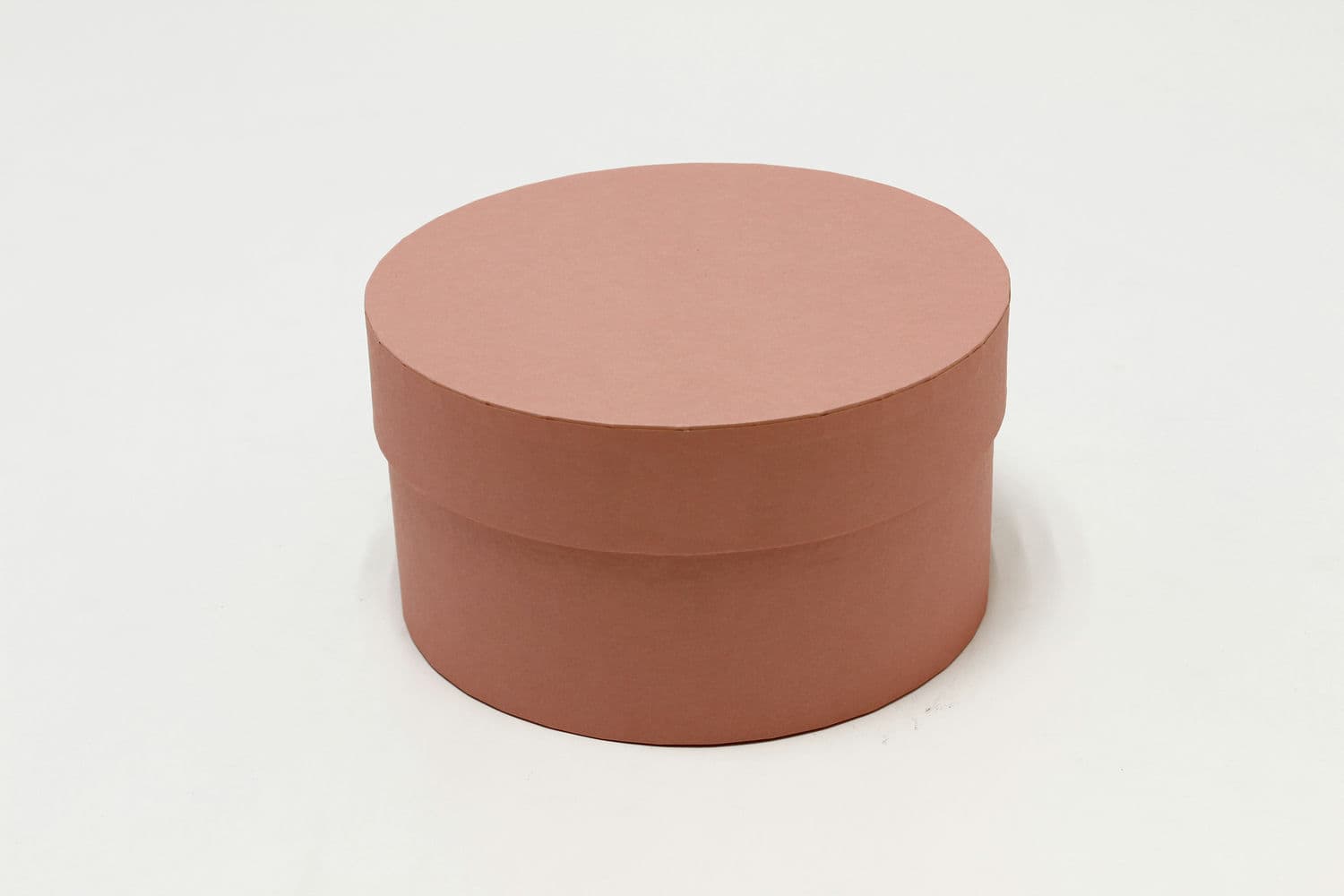 Коробка круг "Exclusive" 16*9 см, Розовый коралл (Арт) КЦК-00023/2