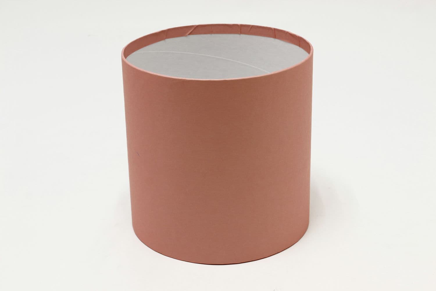 Коробка цилиндр "Exclusive" (без крышки) 18*18 см, Розовый коралл (Арт) КЦБ-0024/1