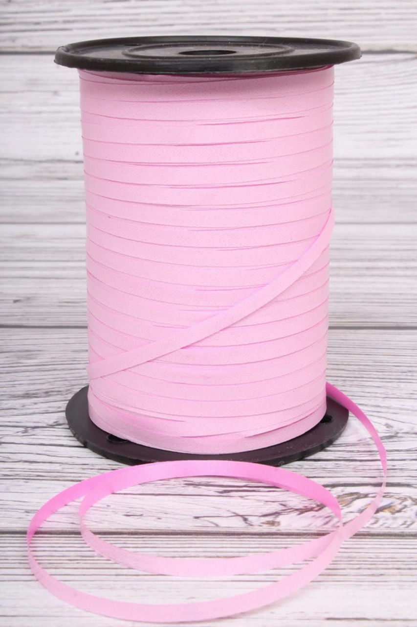 Лента простая 0,5см*457м ПУДРОВЫЙ/РОЗОВЫЙ P0549)