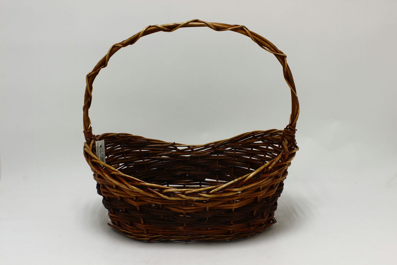 Корзина из Ивы (овальная) 48*35*H20*Н15*НН47 см (Арт) 4840276-1