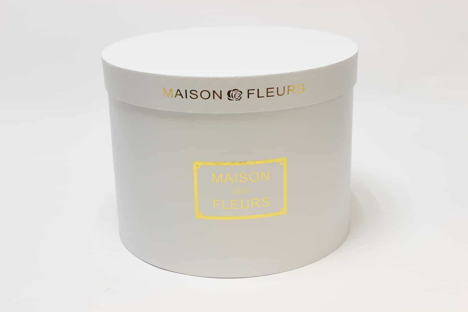 Коробки круг "Maison des Fleurs" 30*22,5 см, Белый (Арт) 7215006/417-2