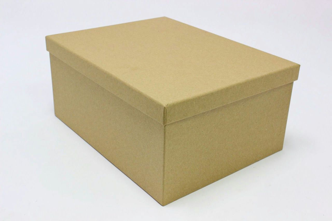 Коробка прямоугольная "Крафт" 34*26*15,3 см (Арт) 90005583-1