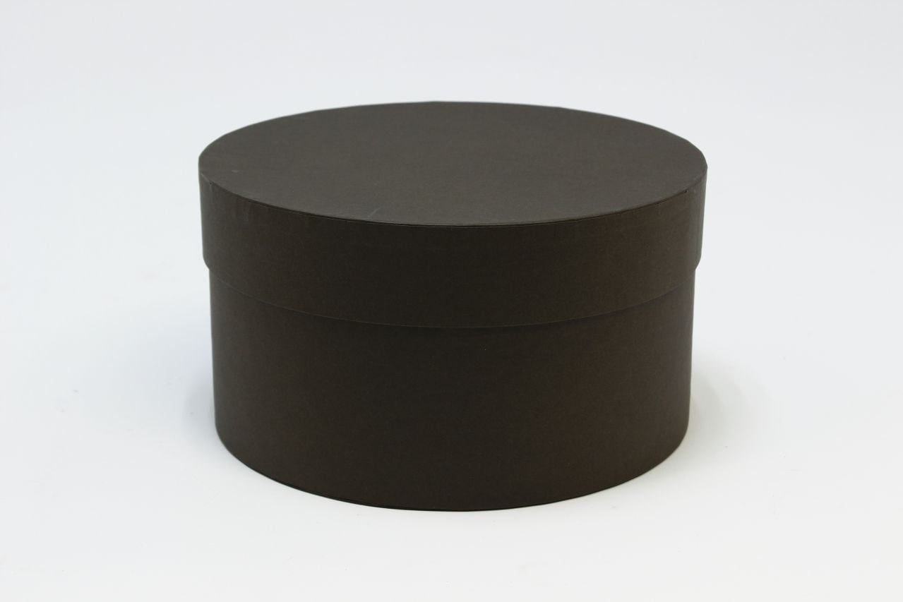 Коробка круг "Exclusive" 18*10 см, Шоколад (Арт) КЦК-00001/1