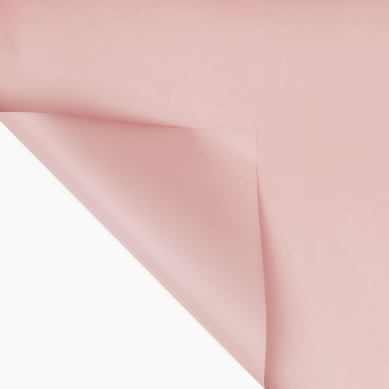 Пленка матовая "Корейский стиль" 58 х 58см (20 листов) Нежно-розовая (161)