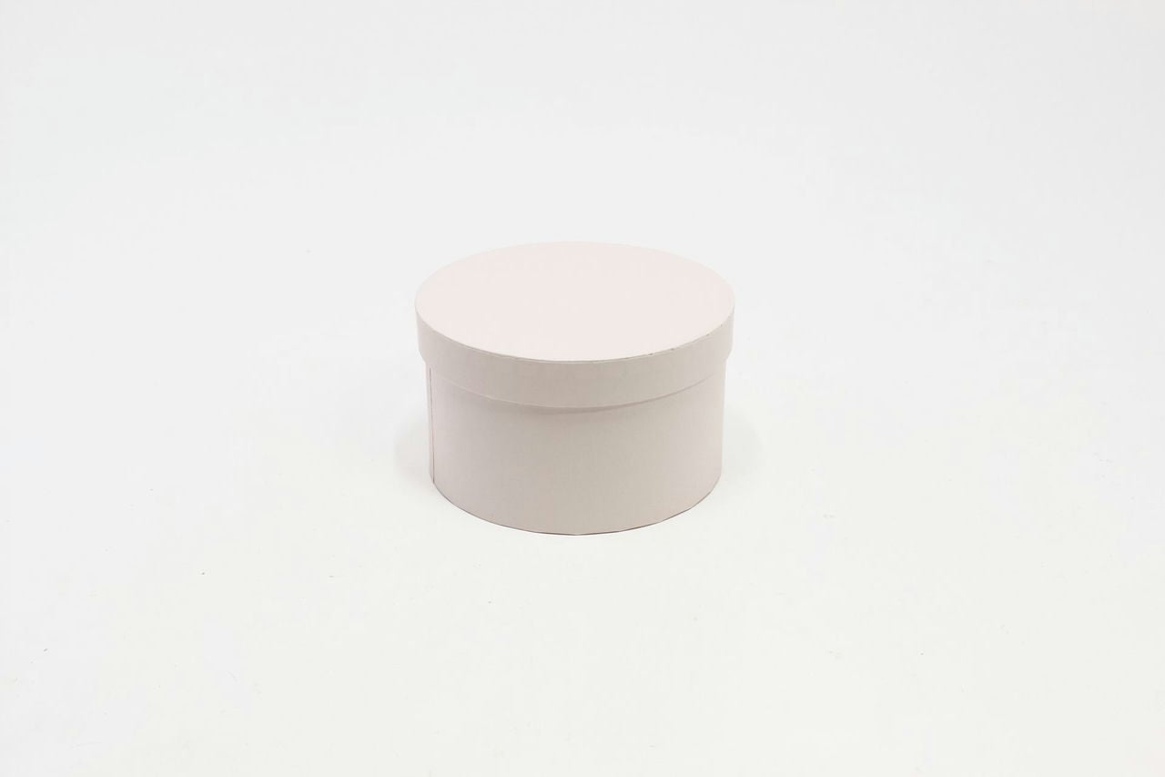 Подарочная коробка Круг "Светло-розовый" 16,8*9,7 см (Арт) 721813/1534-9