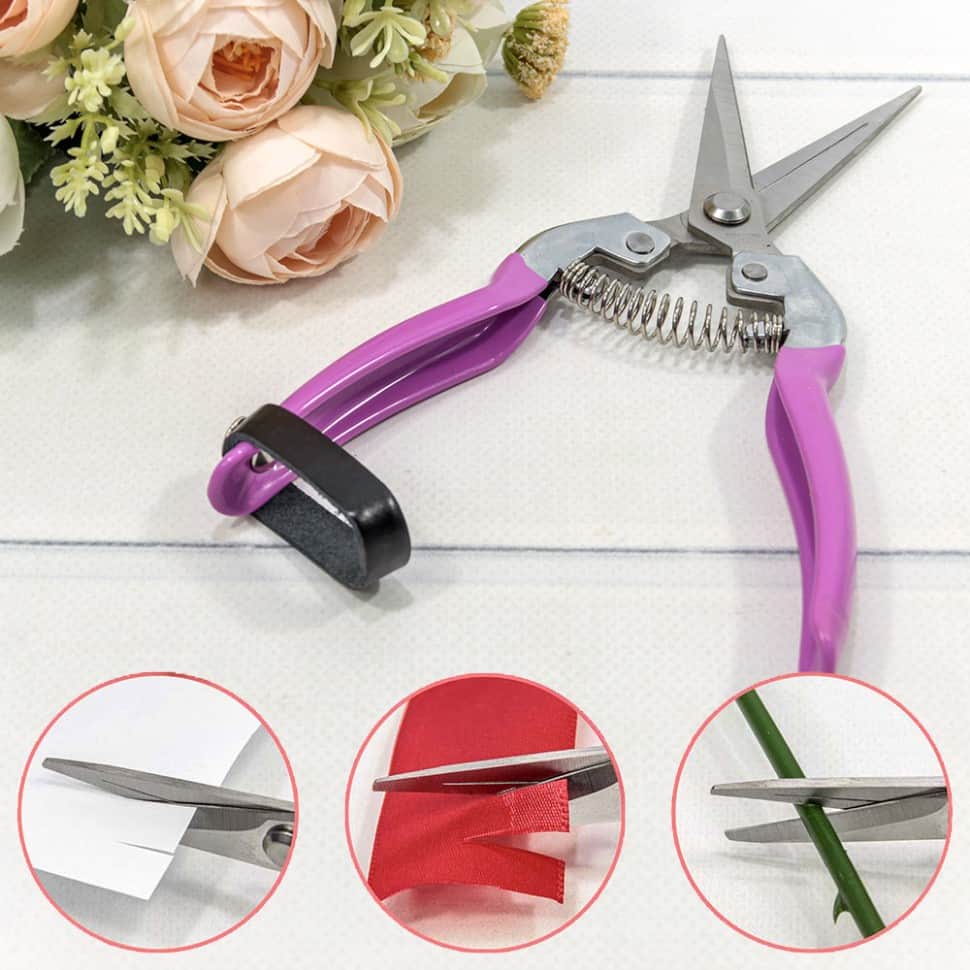 Ножницы универсальные (Секатор) 19,8см Сиреневый