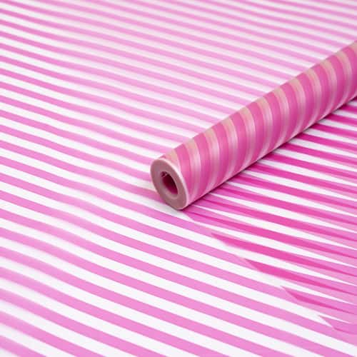 Пленка матовая с рисунком "Диагональ" ярко-розовый 60см (200гр)