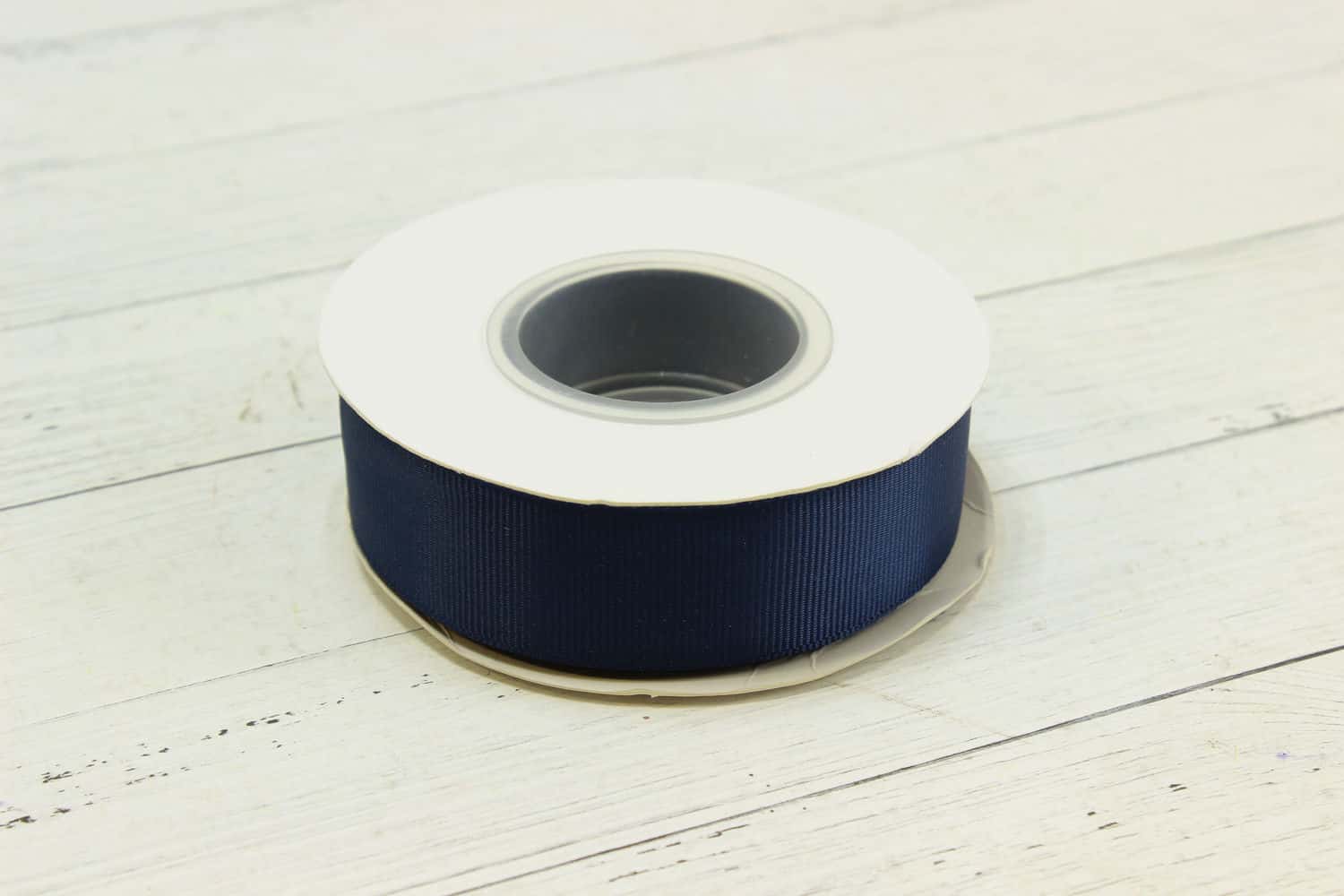 Лента репсовая 2,5 см*18,29м Темно-синий №38