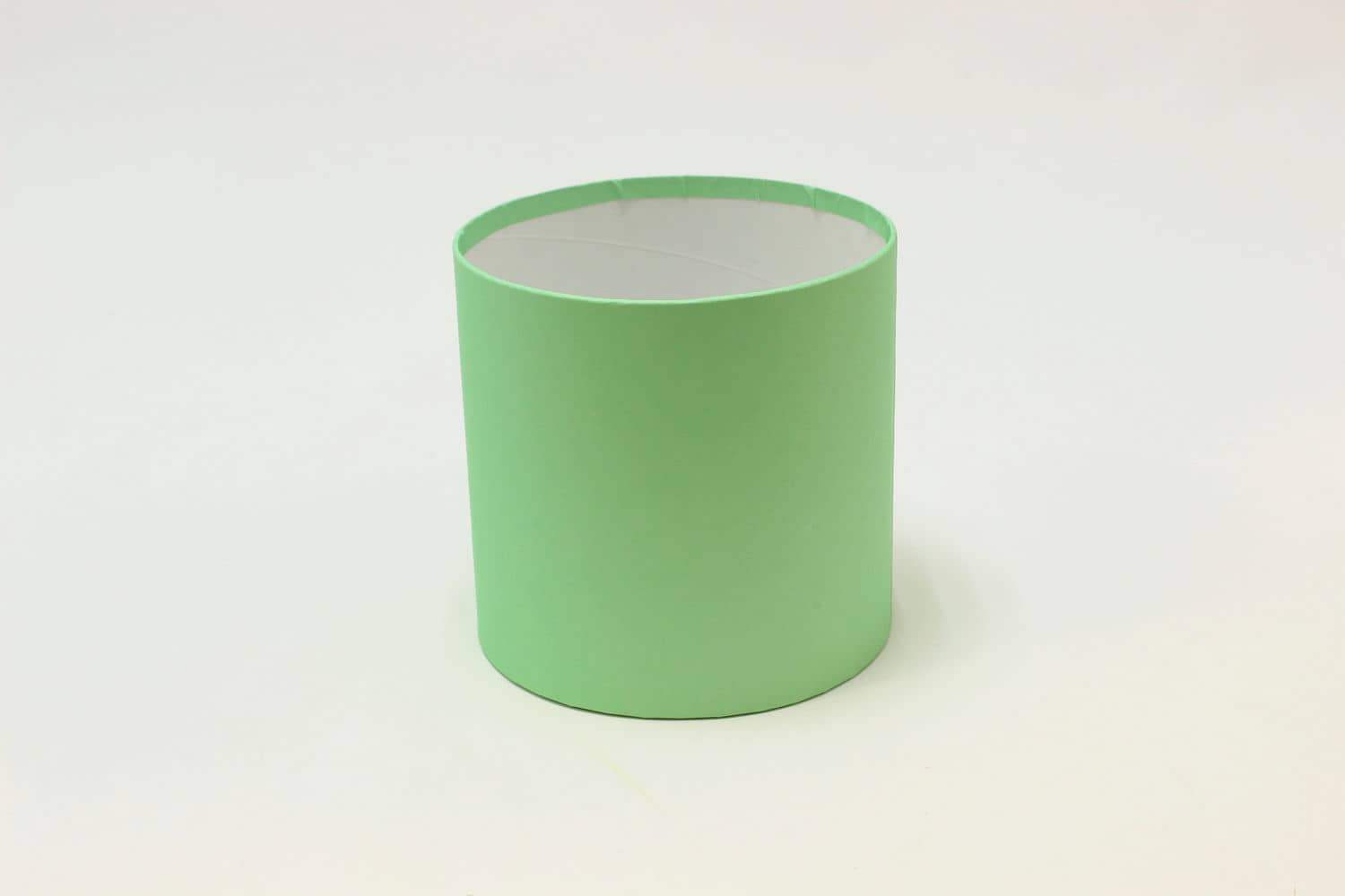 Коробка цилиндр "Exclusive" (без крышки) 16*16 см, Салатовый (Арт) КЦБ-0029/2