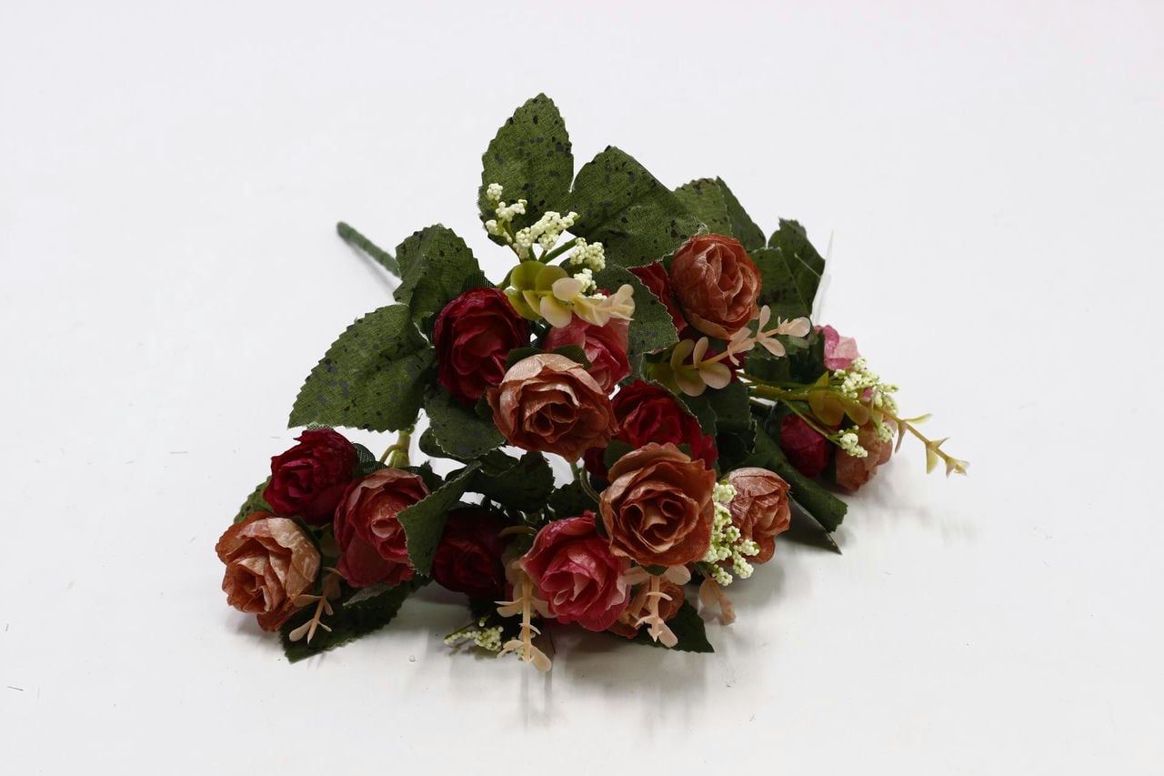 Букет мраморных роз "Шанталь" Н35см Малиновый