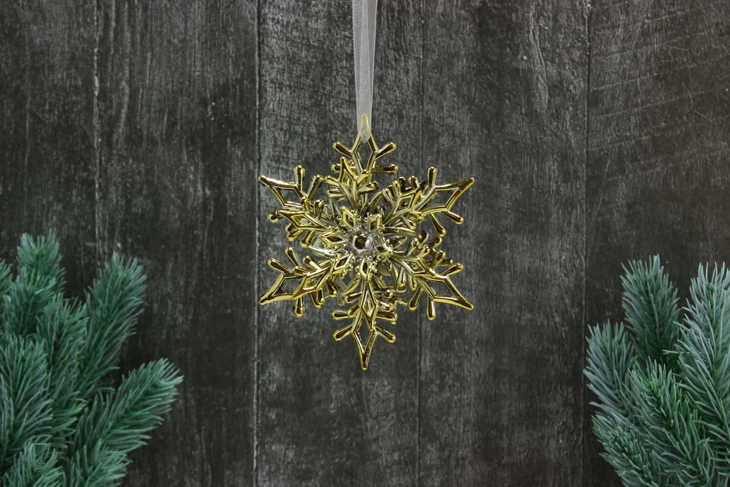 Украшение подвесное Звезда, 11х11см, Золотой