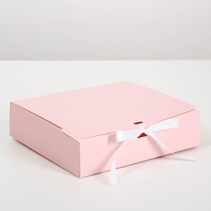 Коробка складная «Розовая», 20 х 18 х 5 см 7303212