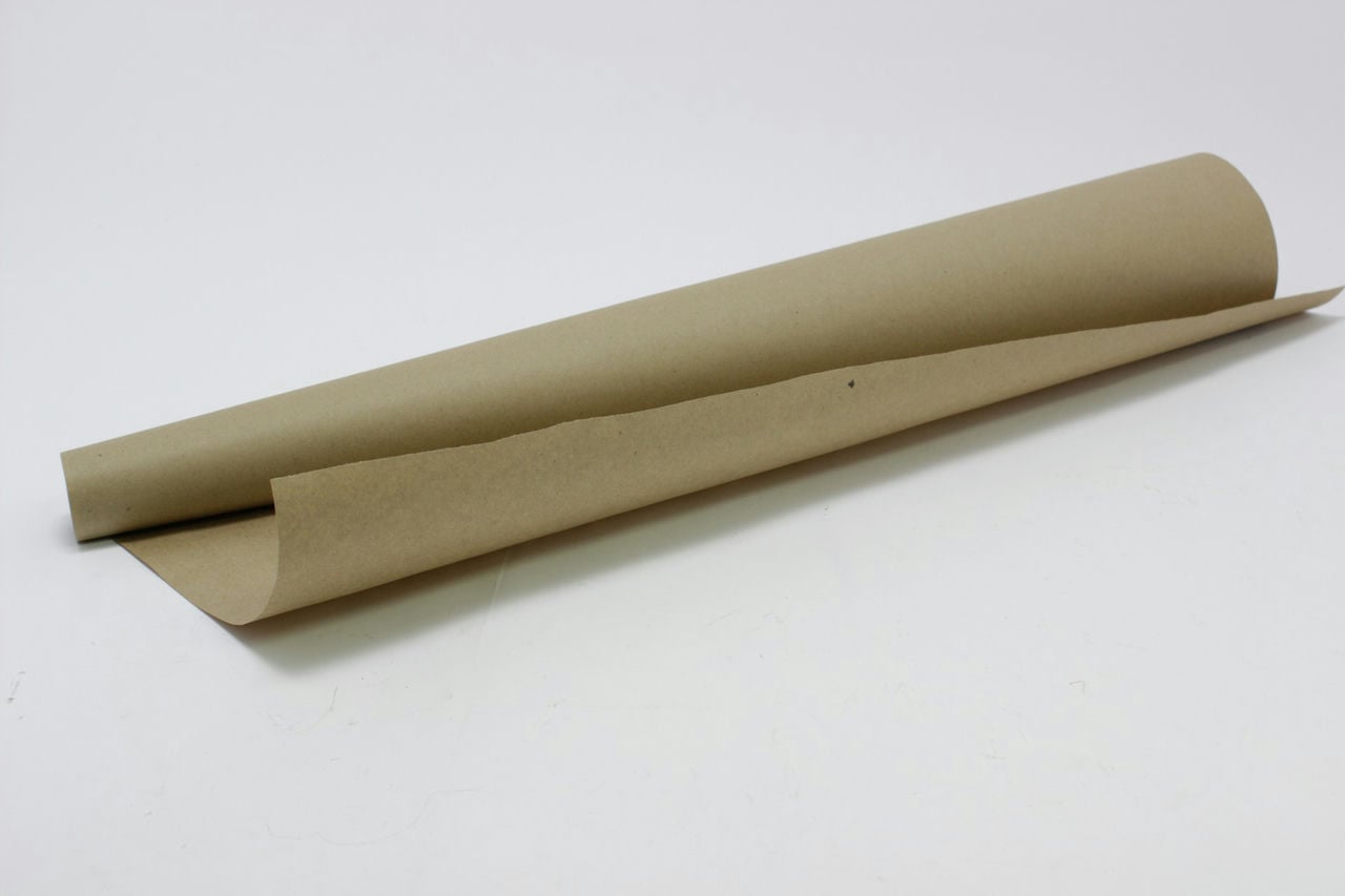 Бумага крафт без рисунка 70см х 10м, (70гр/м)