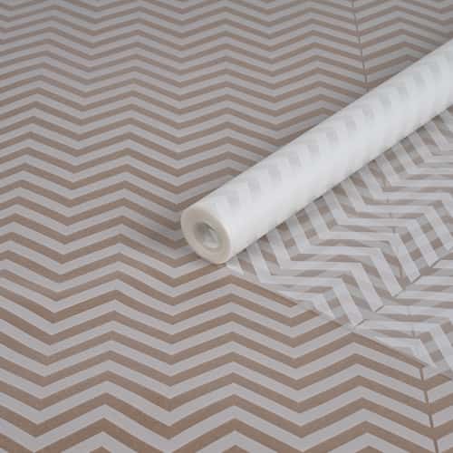 Пленка матовая с рисунком "Шеврон" белый 60см (200гр)