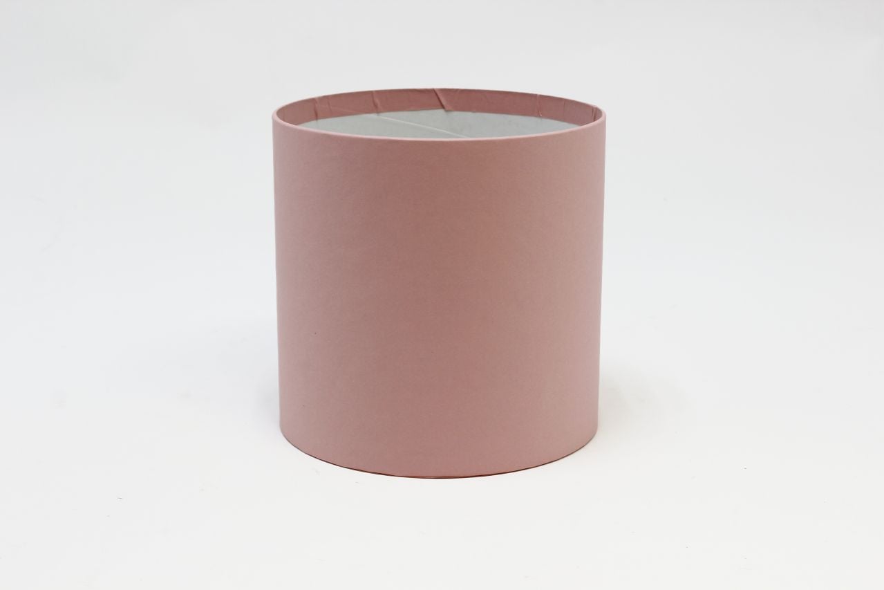 Коробка цилиндр "Exclusive" (без крышки) 16*16 см, Розовый (Арт) КЦБ-0008/2