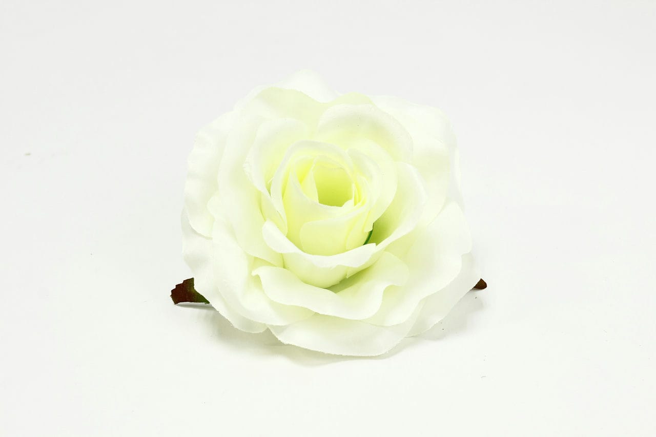 Роза "Грация" сатин D14.2см Белый
