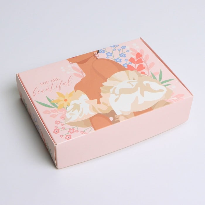Коробка складная GIRL, 21 × 15 × 5 см