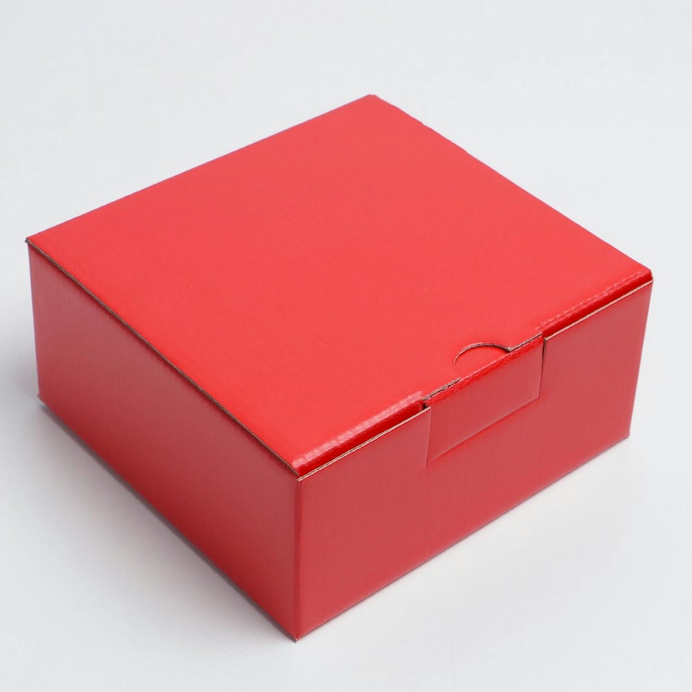 Коробка складная «Красная», 15 х 15 х 7 см 7303284