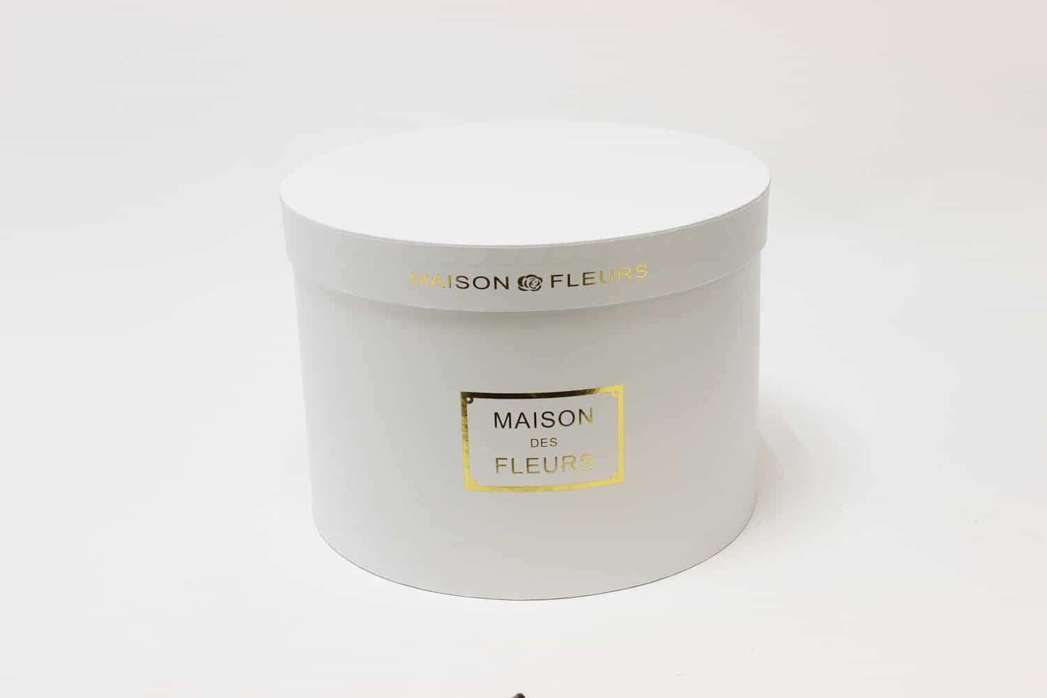 Коробки круг "Maison des Fleurs" 26*18,5 см, Белый (Арт) 7215006/417-4