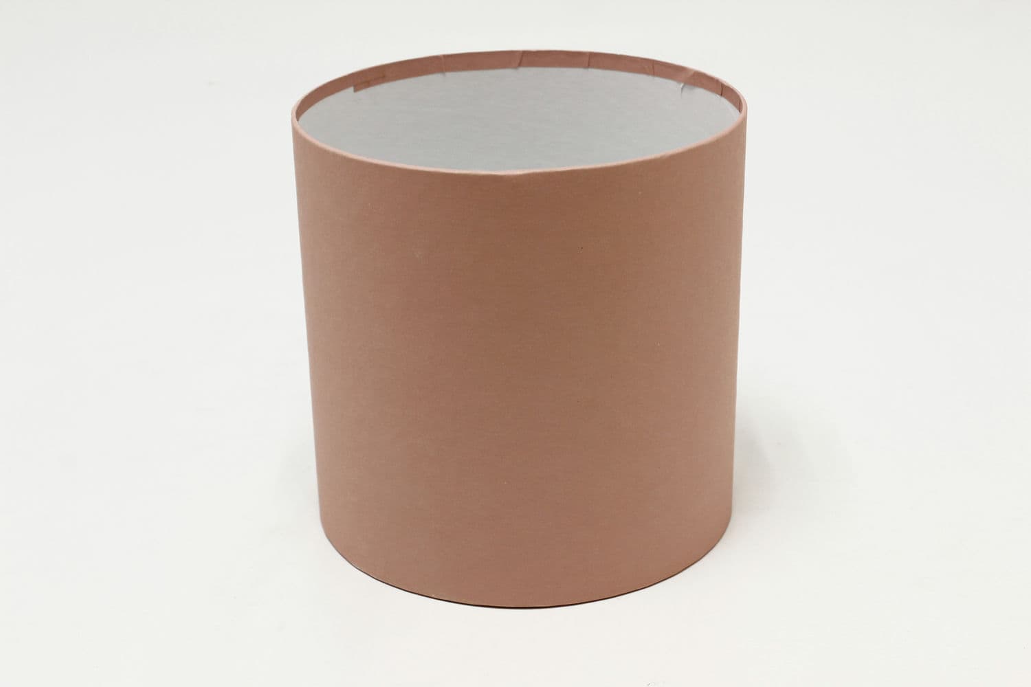 Коробка цилиндр "Exclusive" (без крышки) 18*18 см, Пудра (Арт) КЦБ-0023/1