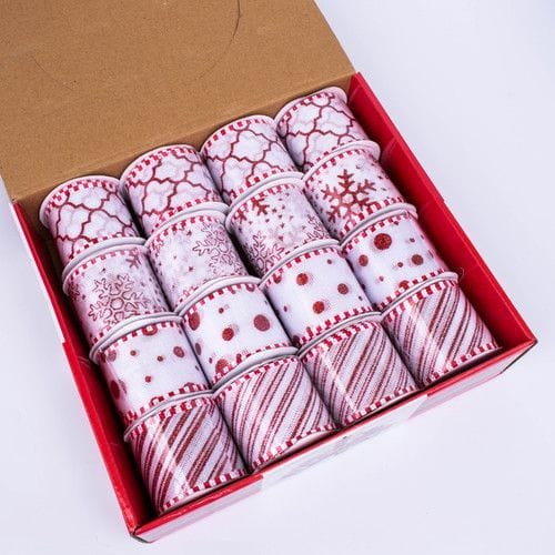 Лента декоративная Белоснежная Сказка Микс 6,3см*270см (2020HS6315)