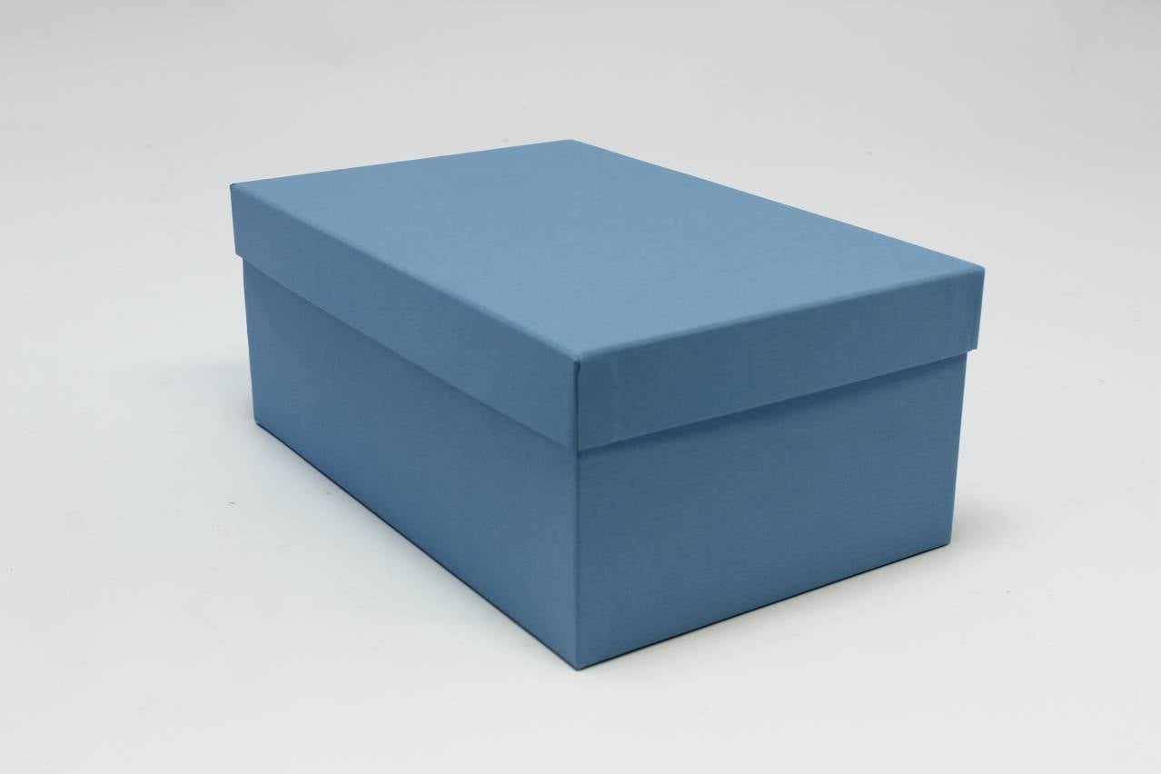 Коробка прямоугольник "Классик"  25.5*16.5*11 см, Голубая (Арт) 88001292/3