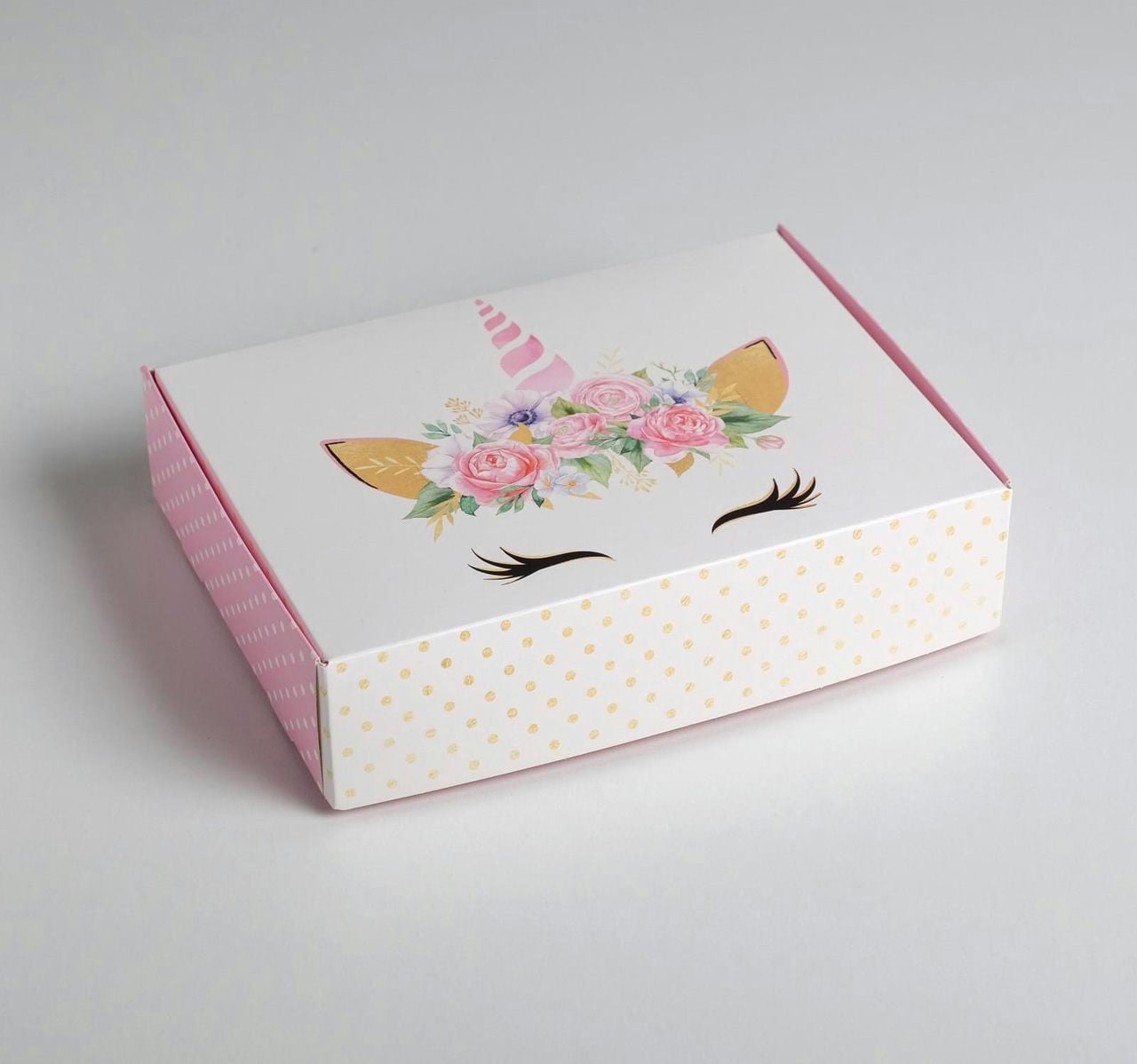 Коробка складная «Единорог», 21 × 15 × 5 см 5383545