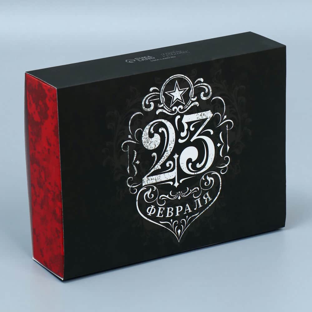 Коробка для сладостей «23 февраля», 20 × 15 × 5 см    9200820