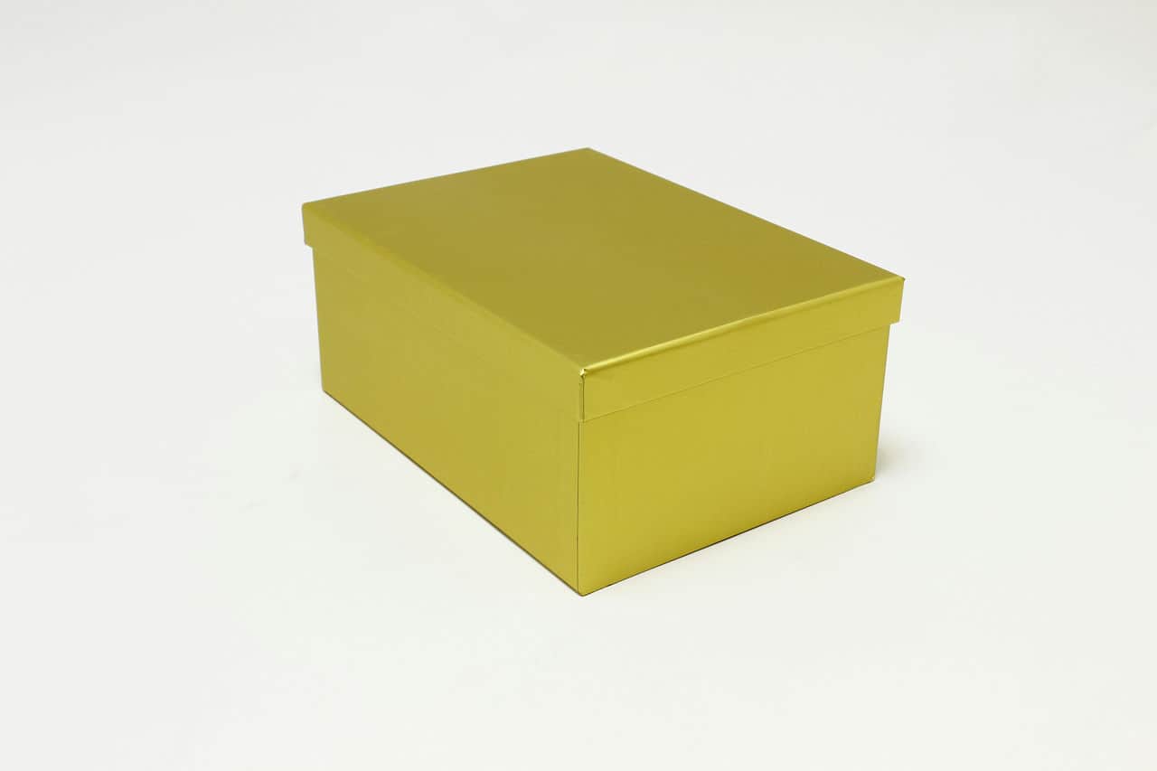 Коробка прямоугольная 26,3*19,3*11,3 см, Золотой (Арт) 721604/0057-5 Коробка прямоугольная 26,3*19,3*11,3 см, Золотой (Арт) 721604/0057-5