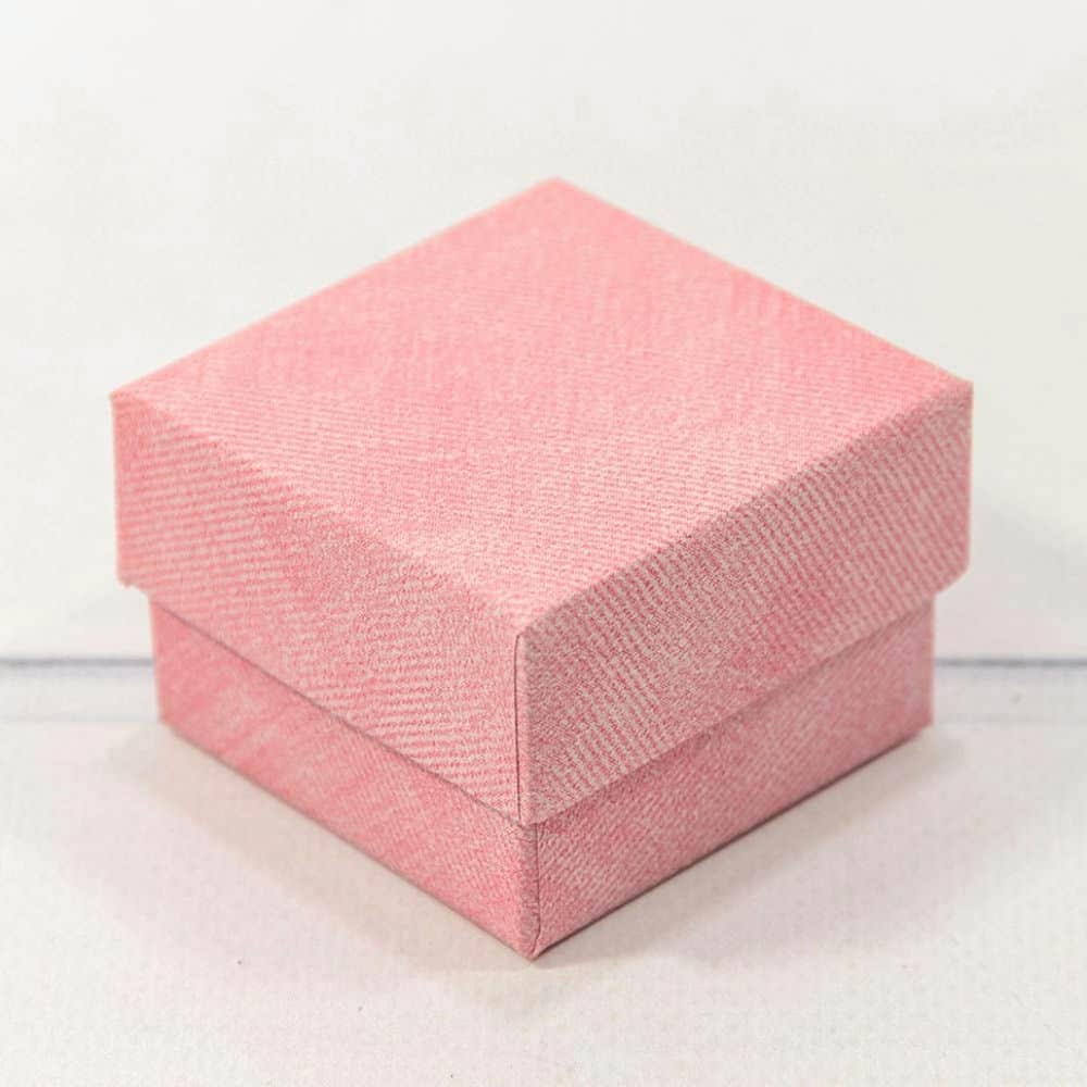 Коробка Квадратная 5*5*3 см Розовый