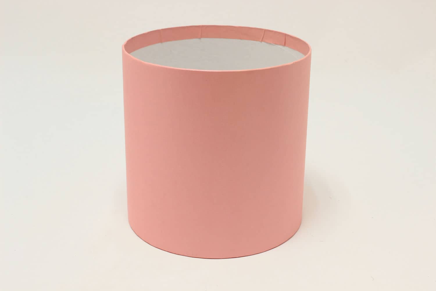 Коробка цилиндр "Exclusive" (без крышки) 20*20 см, Розовый перламутр (Арт) КЦБ-0016/1