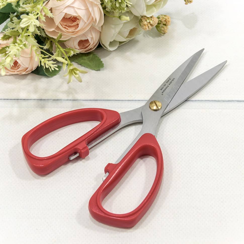 Ножницы флористические 20см Красный