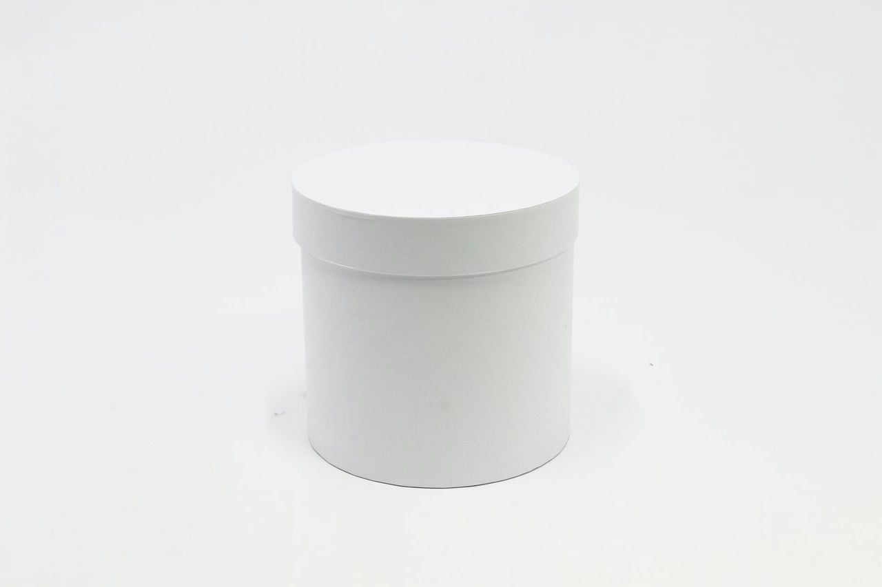 Коробка цилиндр 16,5*16,5*16,5 см, Белый (Арт) 87998910-3