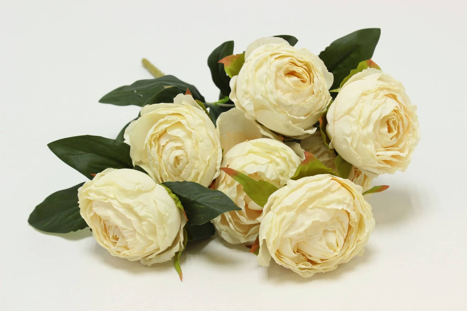 Букет пионовидных роз "Ахилл" Н44см Кремовый