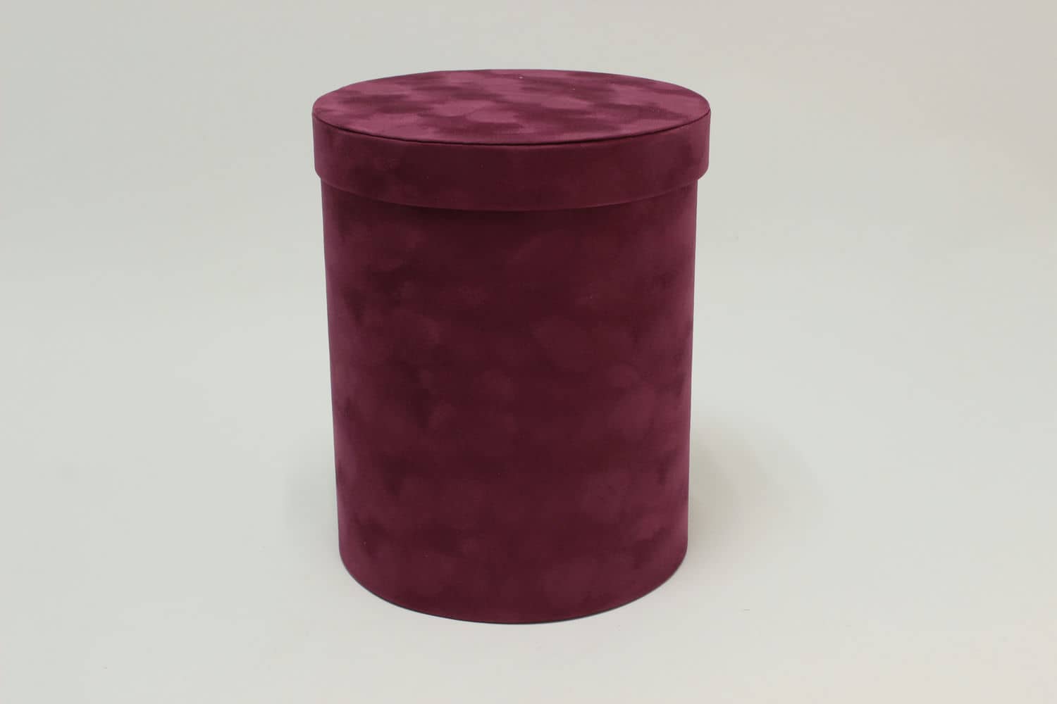 Коробка цилиндр бархатная "Velvet" 21*25,5 см, Фиолетовый (Арт) 720952/1-1
