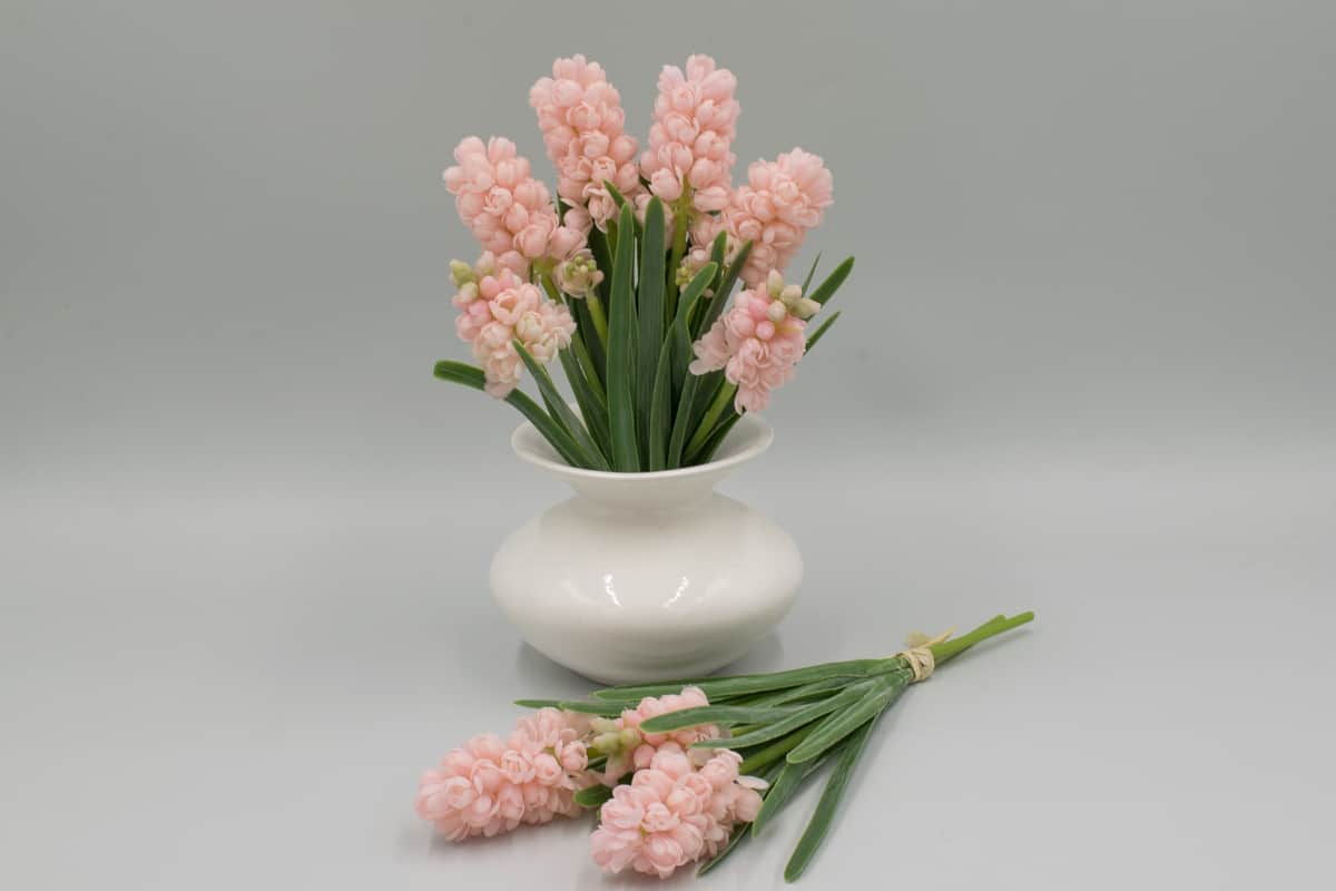 Срез гиацинт "Ралли" силикон H32см Розовый (силикон)