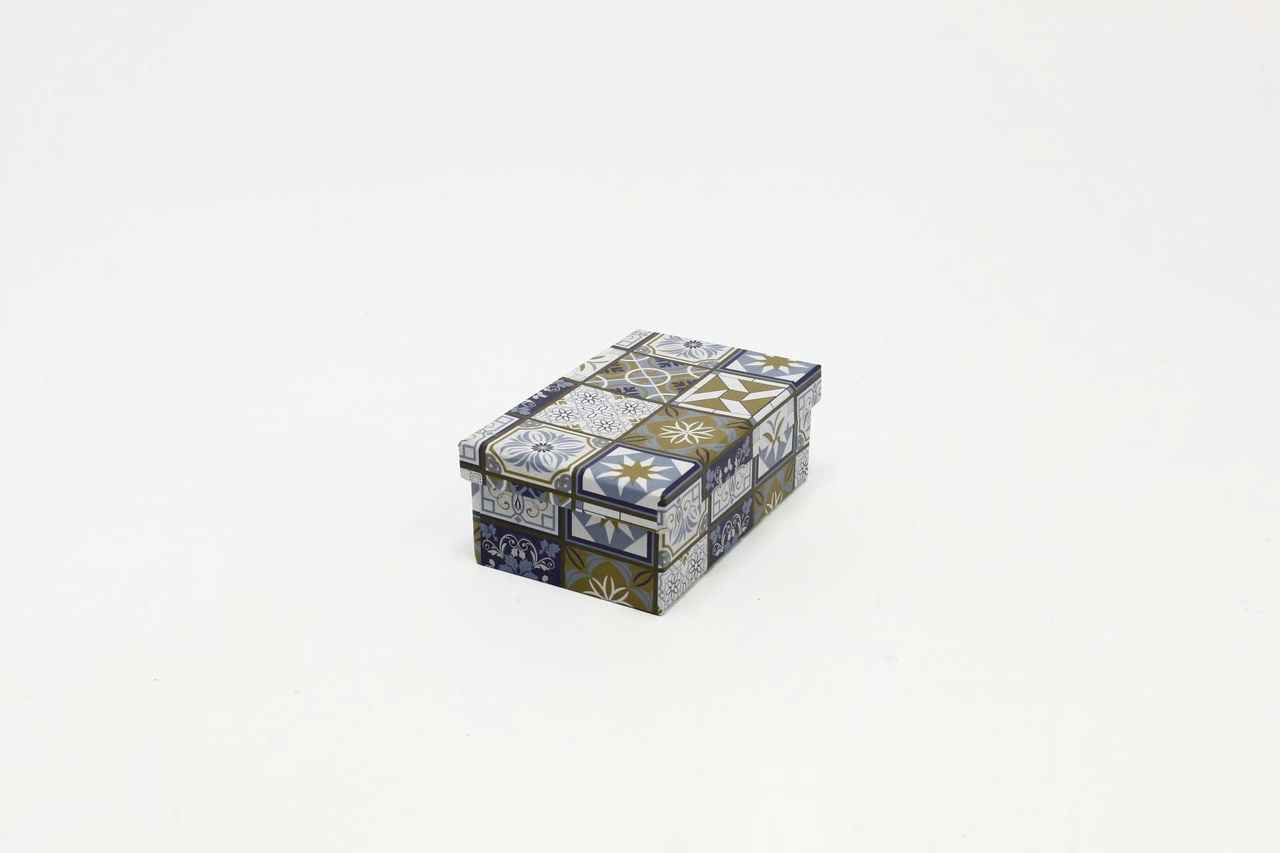Коробка прямоугольная "Мозаика" 16,8*10,8*6,5 см (Арт) 721604/1711-10