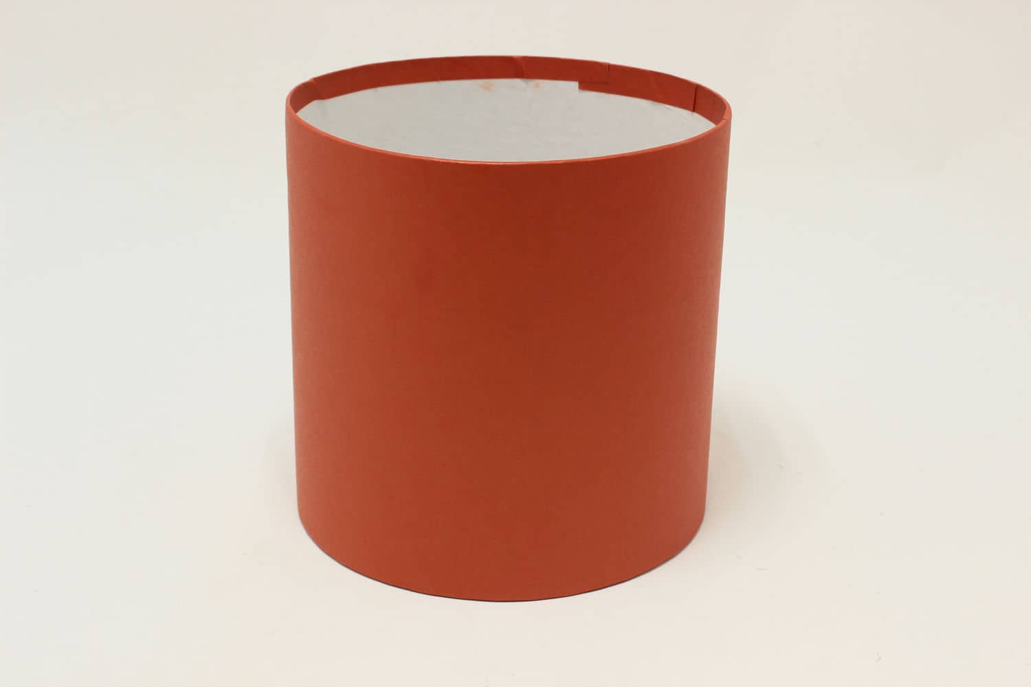 Коробка цилиндр "Exclusive" (без крышки) 20*20 см, Красный (Арт) КЦБ-0002/0