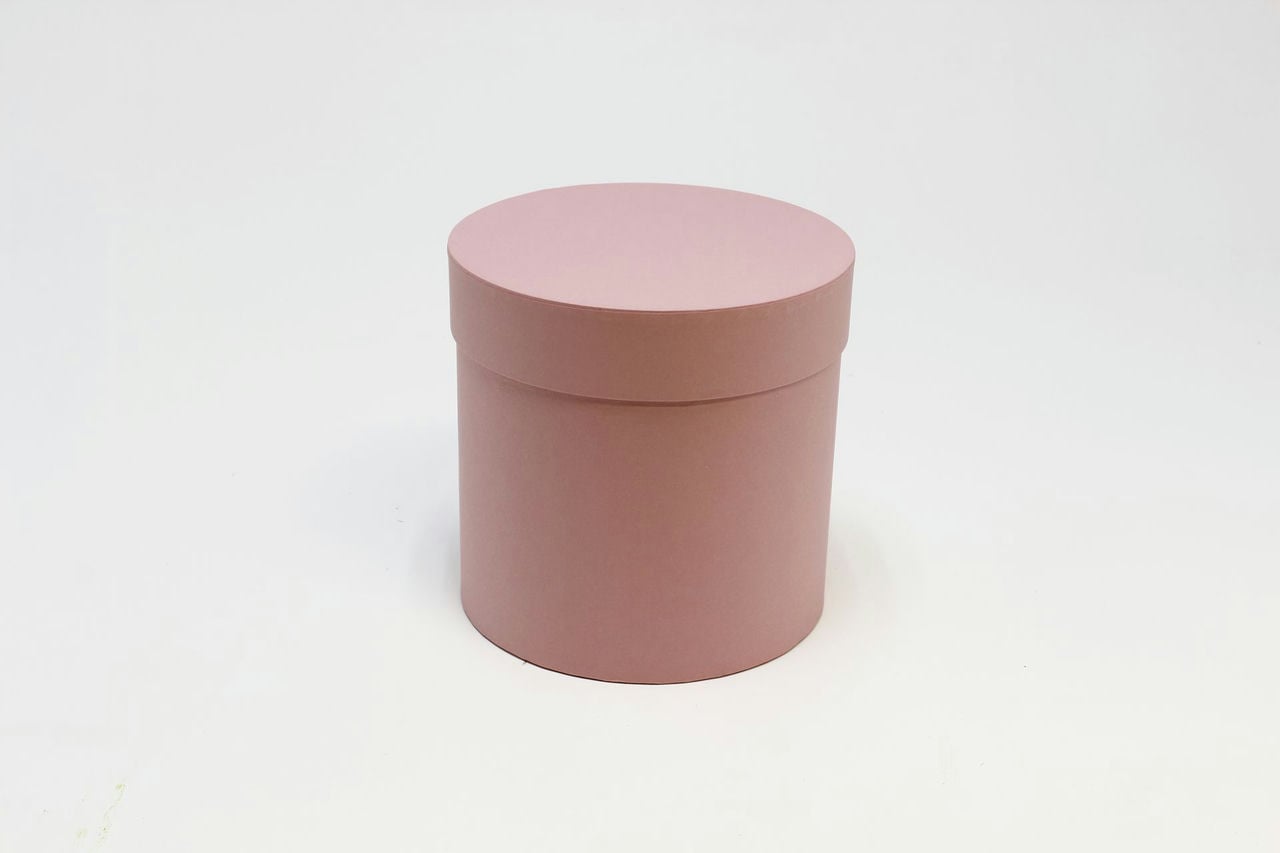 Коробка цилиндр "Exclusive" 15*15 см, розовый (Арт) КЦ-008/3