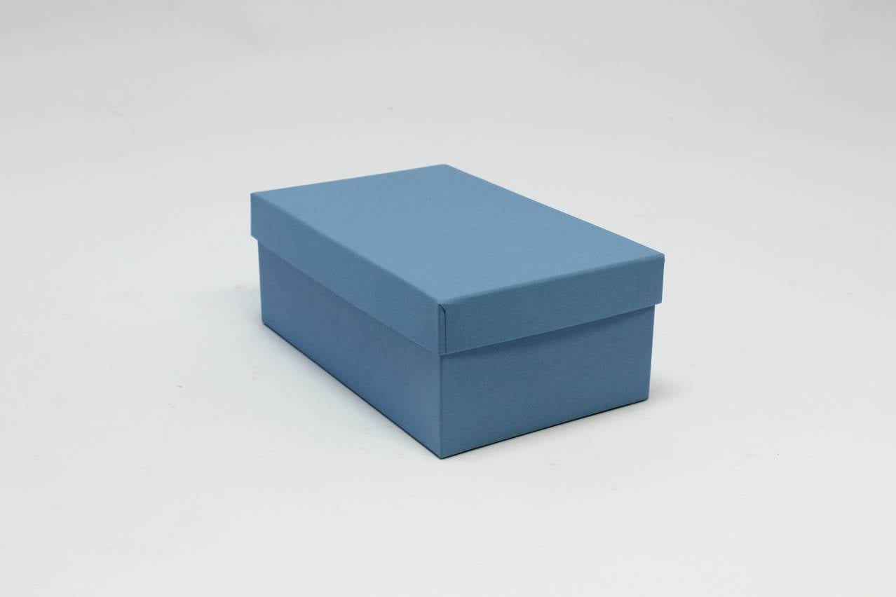 Коробка прямоугольник "Классик"  19.5*12*7.5 см, Голубая (Арт) 88001292/6