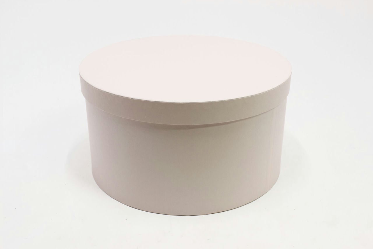 Подарочная коробка Круг "Светло-розовый" 31,5*16,8 см (Арт) 721813/1534-2