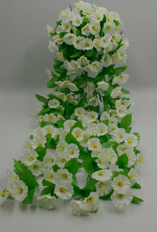 Букет вьюн ампельный "Валли" H97см Белый