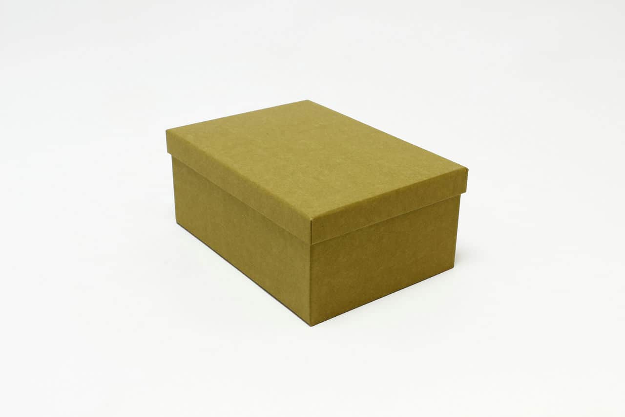 Коробка прямоугольная 24,3*17,6*10,5 см, Крафт  (Арт) 721604/1296-6