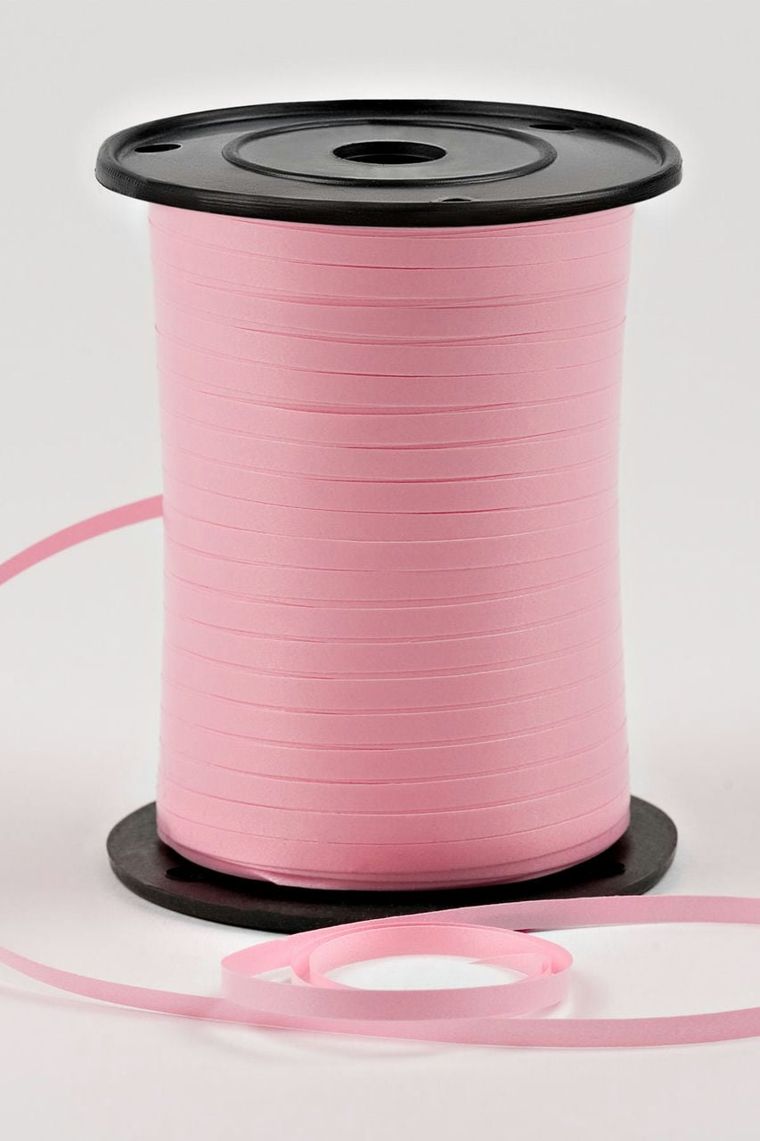 Лента простая 0,5см*457м ПУДРА/БЕЛЫЙ (P0557)