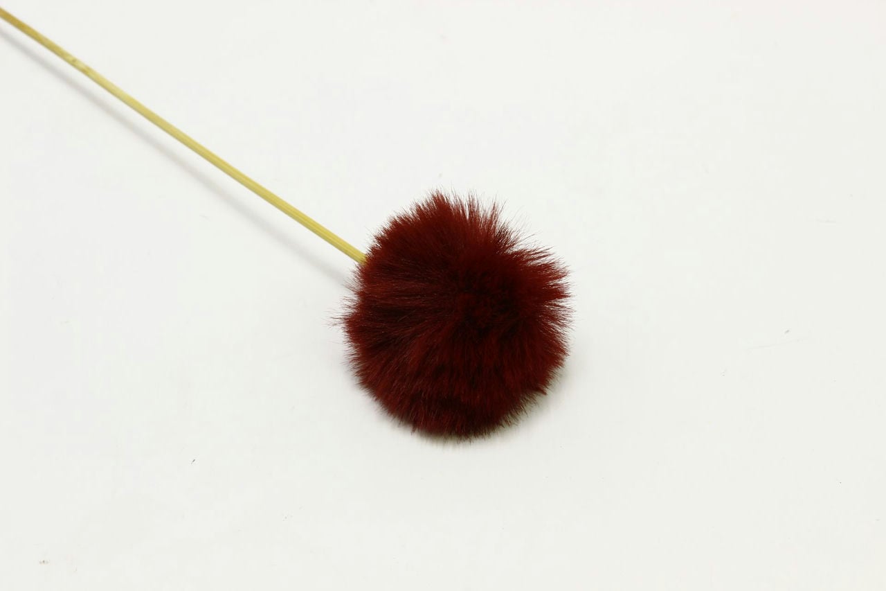 Шар Плюш на вставке, 6 х Н50см, розовый"