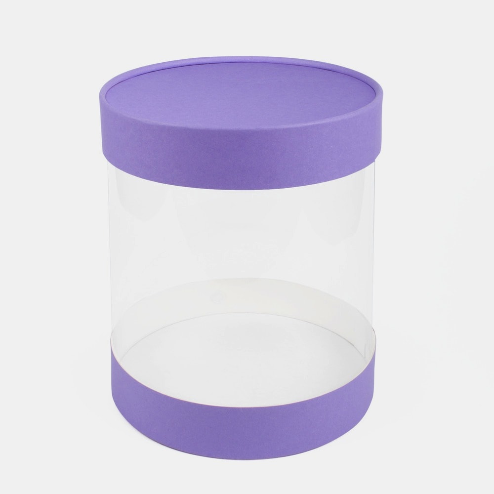 Подарочная коробка "Аквабокс" 22х18 см Фиолетовый