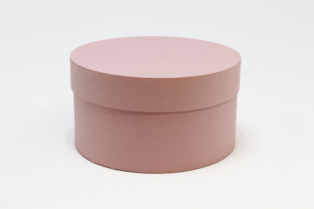 Коробка круг "Exclusive" 18*10 см, Розовый (Арт) КЦК-00008/1