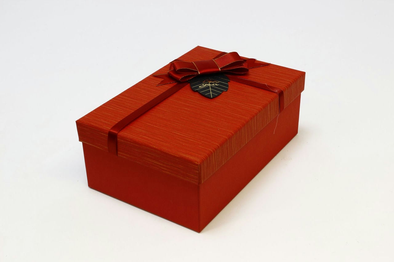 Коробка прямоугольник "For You" 21*14*8 см Красная (Арт) 7201540/3-2А