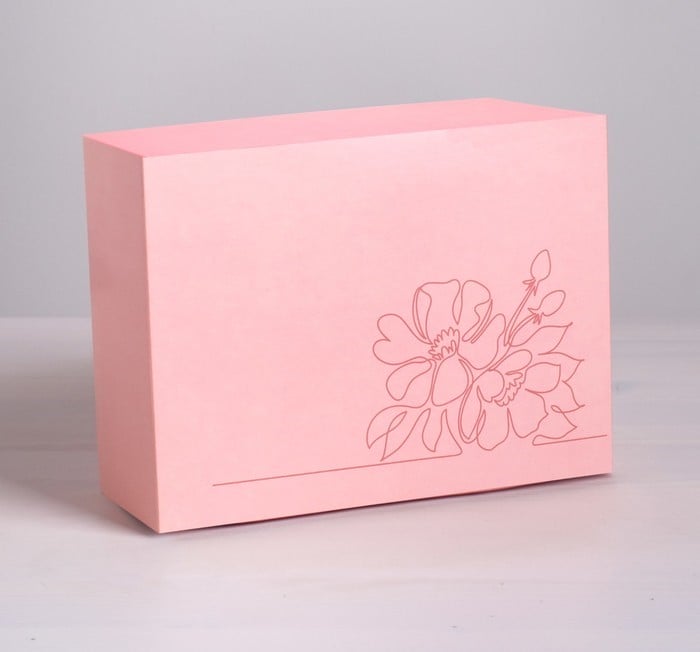 Коробка складная «Счастье в простом», 20 × 15 × 8 см   4796798